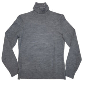 Charter Club Grey Wool Blend Turtleneck Sweater Size S